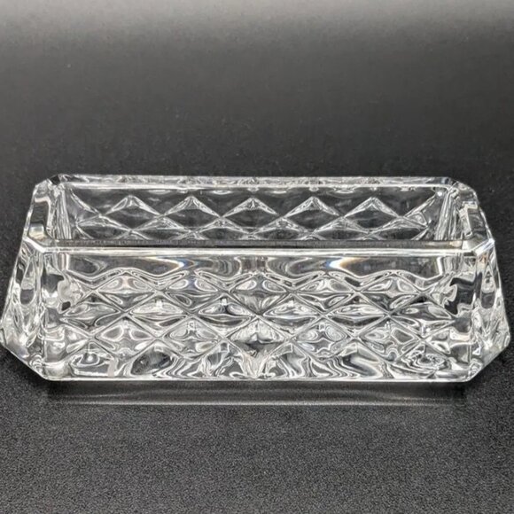 MINT CONDITION! WATERFORD Crystal Business Card Holder - Picture 1 of 4